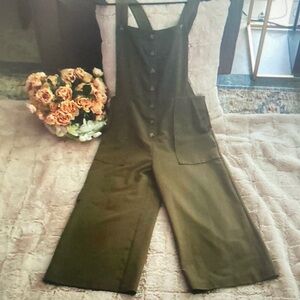 Olive Green Women's Jumpsuit
